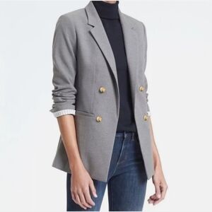 NWT Banana Republic Grey Boyfriend Blazer